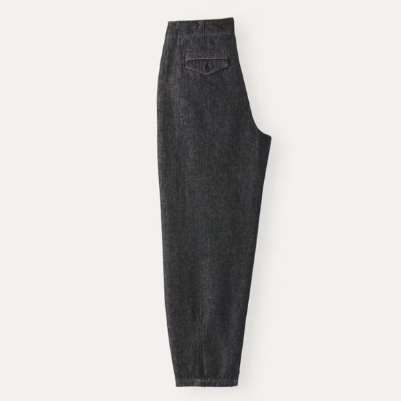 Poetry Cotton Twill Panelled Trousers in Graphite - Picture 3 of 9